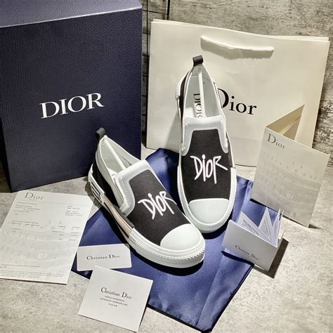 Dior And Shawn B23 Slip On Black Men's 